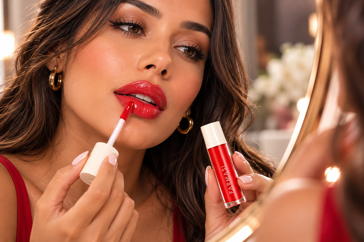 Farmasi Tinted Lip Plumper Fiery – Brillo Voluminizador