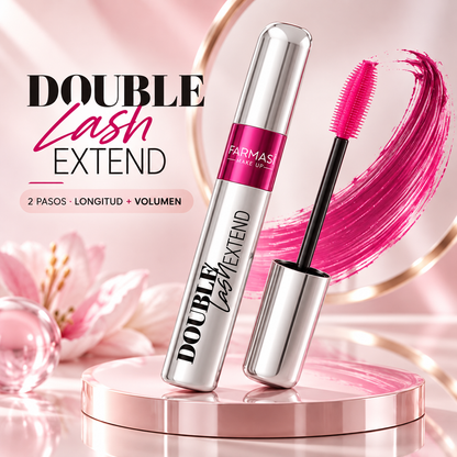 Farmasi Double Lash Extend Mascara – Longitud y Volumen en 2 Pasos