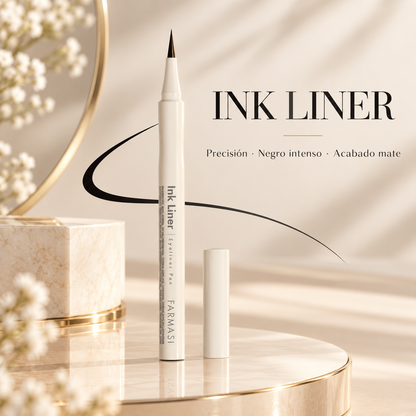 Farmasi Ink Liner – Delineado Negro Intenso, Preciso y Mate