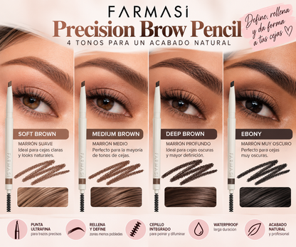 Farmasi Precision Brow Pencil – Cejas Definidas con Acabado Natural