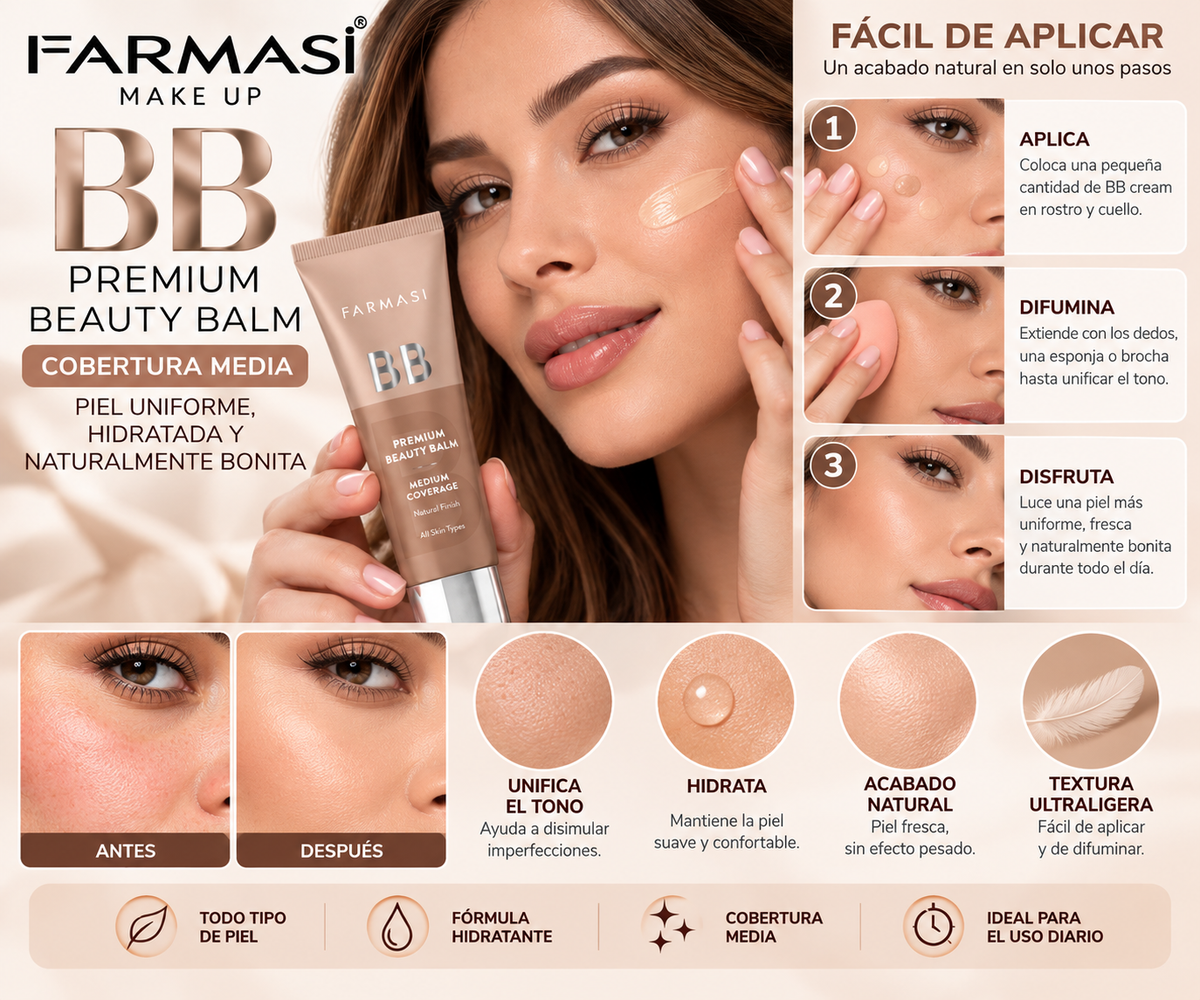 Farmasi BB Cream Premium Beauty Balm