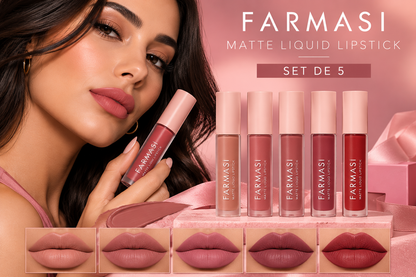 Farmasi Matte Liquid Lipstick – Color Intenso, Acabado Mate y Larga Duración